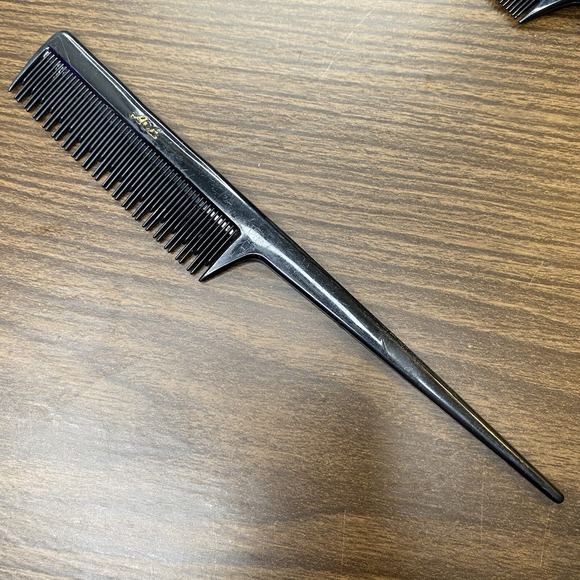 4 VTG Genuine ACE Rattail 8" Comb Lot- Lady Ace, Blue, Black - Picture 4 of 7